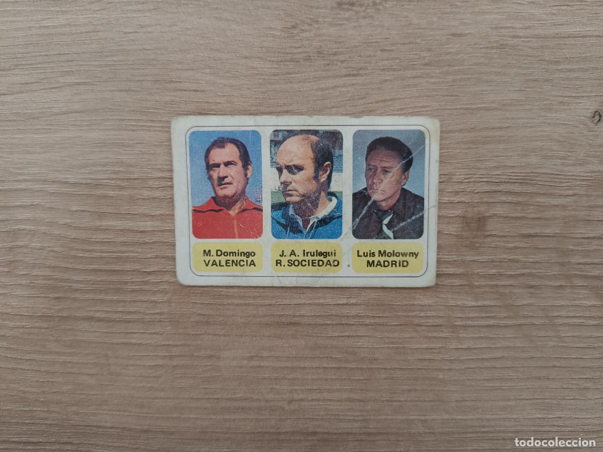Cromos de F&uacute;tbol: CROMO PACOSA FUTBOL EN ACCION DOMINGO IRULEGUI MOLOWNY SIN PEGAR NUNCA PEGADO 1978 1979 78 79 D626