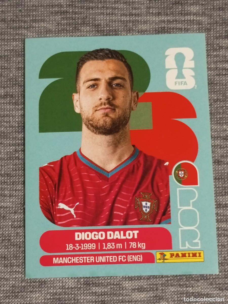 Cromos de F&uacute;tbol: DIOGO DALOT POR 6 STICKER MUNDIAL 2026 PANINI FIFA WORLD CUP NUEVO