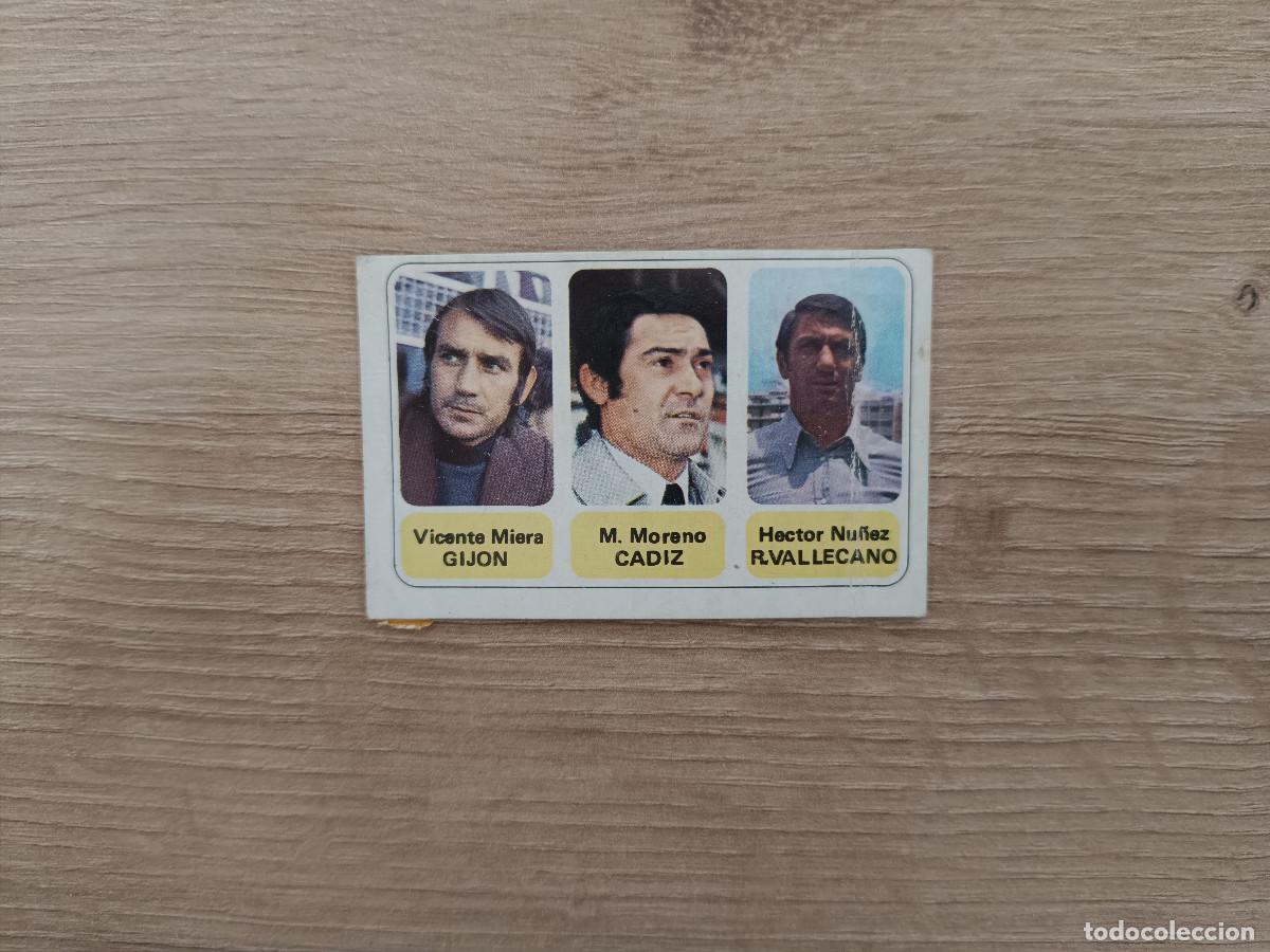 Cromos de F&uacute;tbol: CROMO PACOSA FUTBOL EN ACCION MIERA MORENO NU&Ntilde;EZ DESPEGADO 1978 1979 78 79 D626