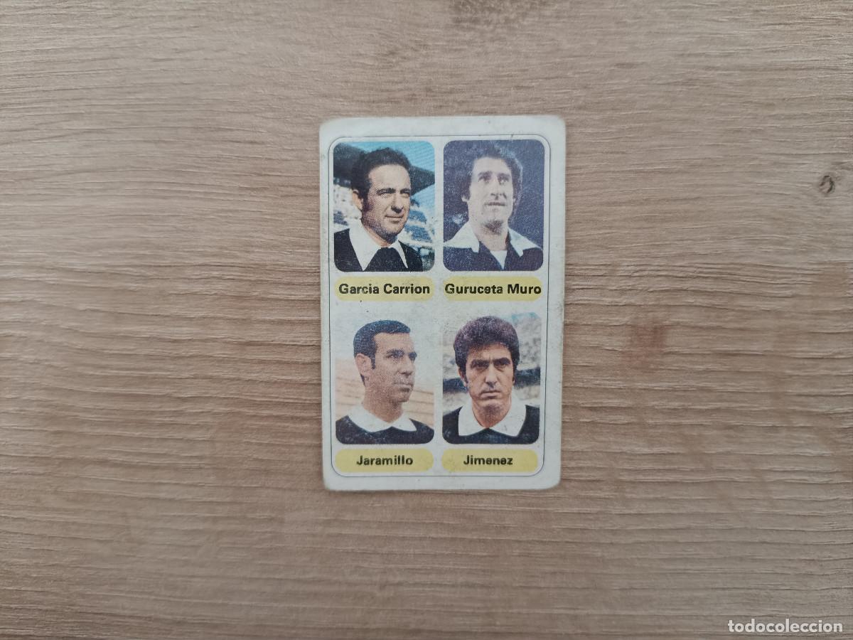 Cromos de F&uacute;tbol: CROMO PACOSA FUTBOL EN ACCION CARRION MURO JARAMILLO JIMENEZ NUNCA PEGADO 1978 1979 78 79 D626