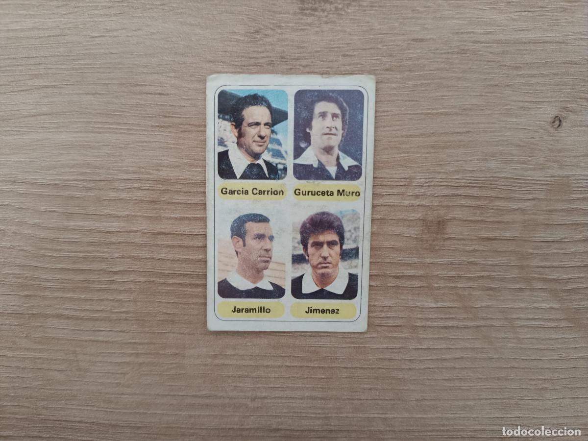 Cromos de F&uacute;tbol: CROMO PACOSA FUTBOL EN ACCION CARRION MURO JARAMILLO JIMENEZ DESPEGADO 1978 1979 78 79 D626
