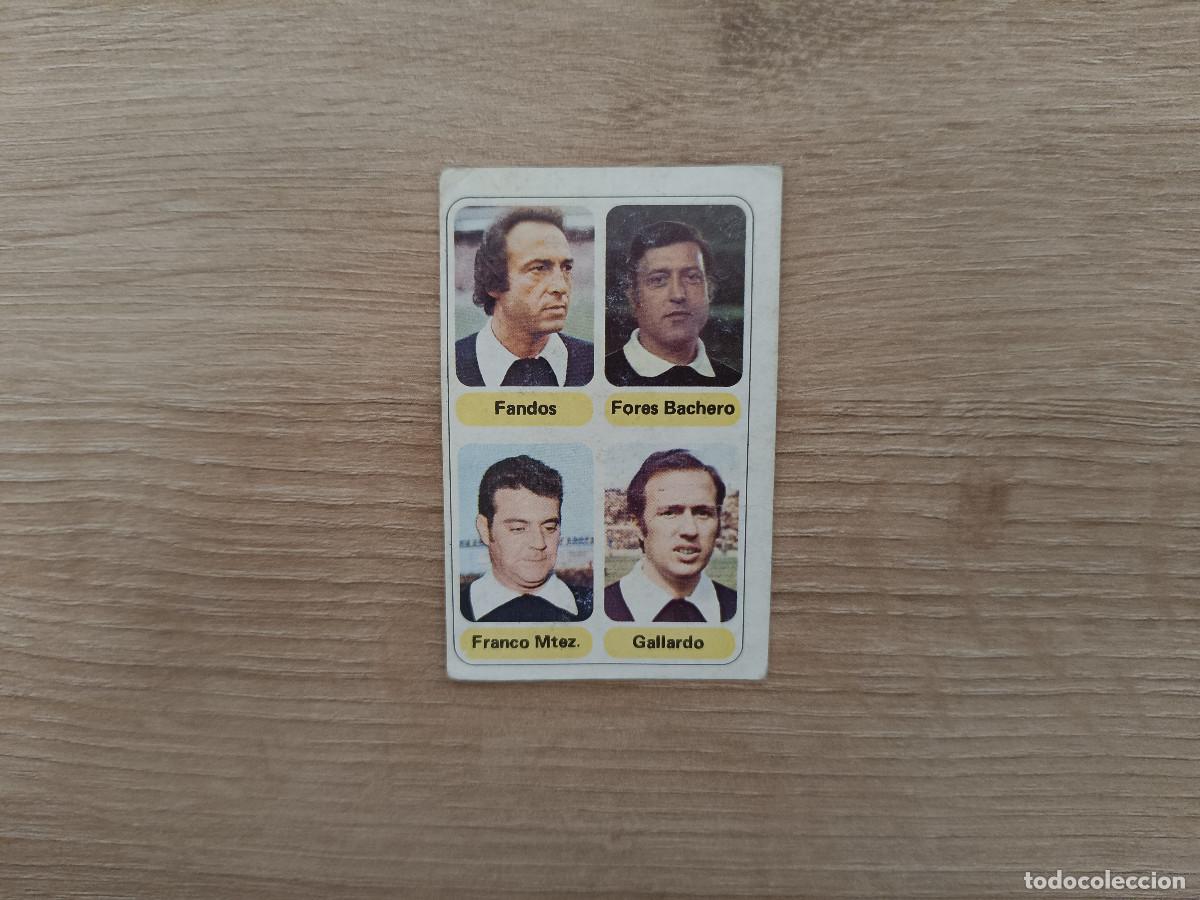 Cromos de F&uacute;tbol: CROMO PACOSA FUTBOL EN ACCION FANDOS BACHERO FRANCO GALLARDO NUNCA PEGADO 1978 1979 78 79 D626