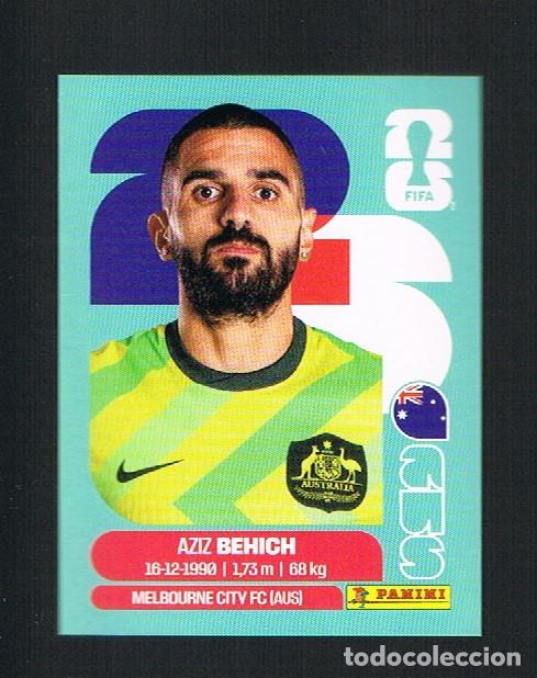 Cromos de F&uacute;tbol: STICKER FIFA WORLD CUP 2026 ARG N&ordm; 7 AZIZ BEHICH AUSTRALIA