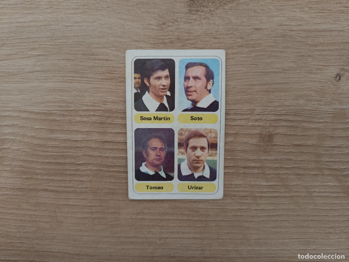Cromos de F&uacute;tbol: CROMO PACOSA FUTBOL EN ACCION MARTIN SOTO TOMEO URIZAR SIN PEGAR NUNCA PEGADO 1978 1979 78 79 D626