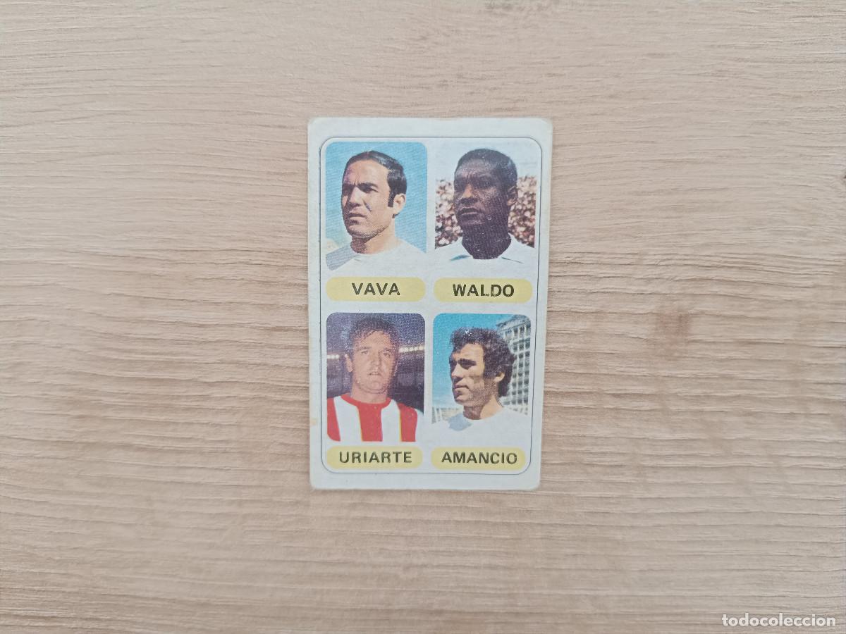 Cromos de F&uacute;tbol: CROMO PACOSA FUTBOL EN ACCION VAVA WALDO URIARTE AMANCIO SIN PEGAR NUNCA PEGADO 1978 1979 78 79 D626