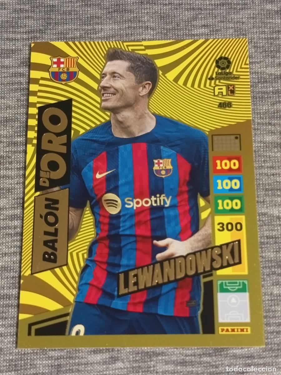 Cromos de F&uacute;tbol: ADRENALYN XL 22-23 LEWANDOWSKI BALON DE ORO NUEVO