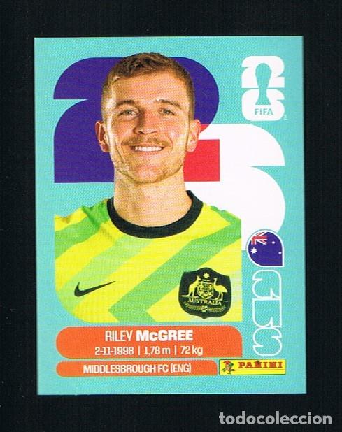 Cromos de F&uacute;tbol: STICKER FIFA WORLD CUP 2026 ARG N&ordm; 12 RILEY McGREE AUSTRALIA