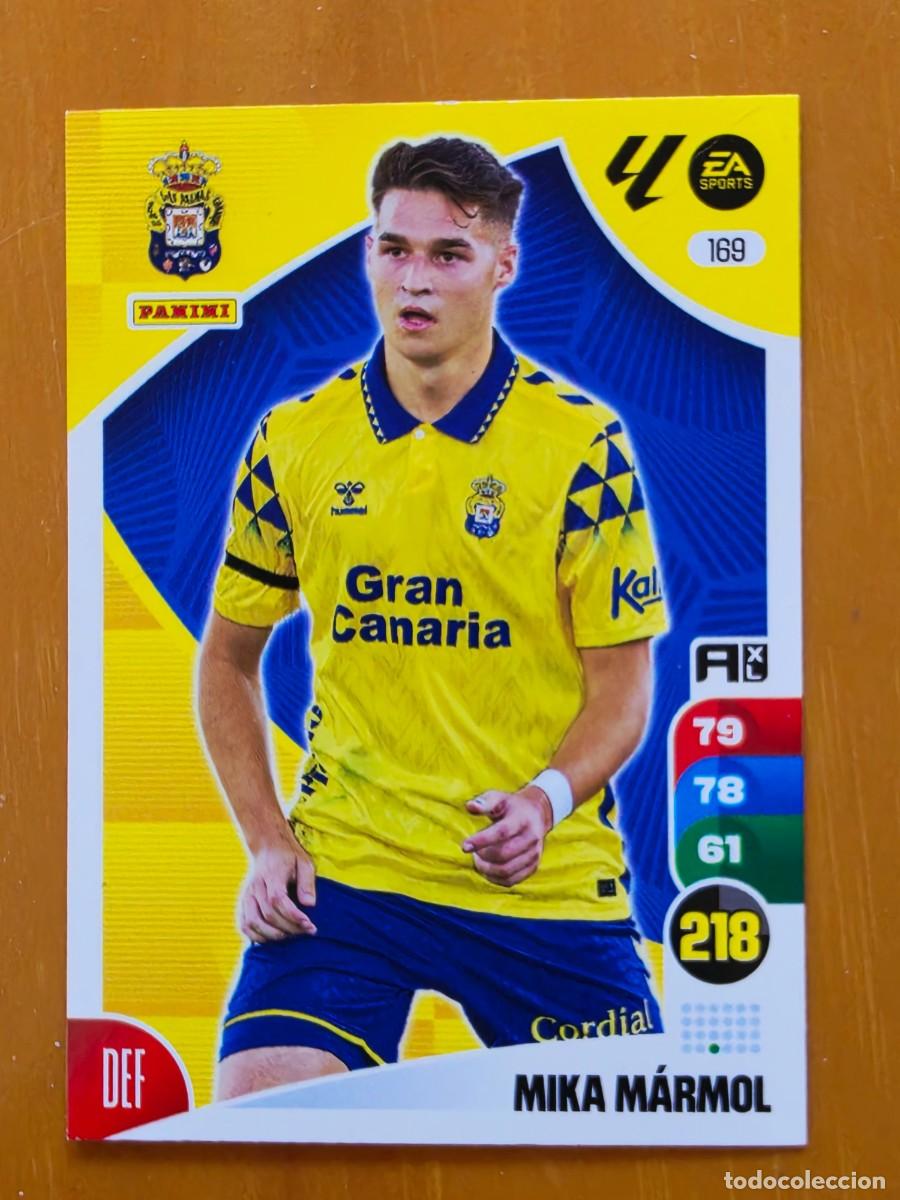Cromos de F&uacute;tbol: 169 Mika M&aacute;rmol, UD Las Palmas, Panini Adrenalyn XL 2024 2025 24 25