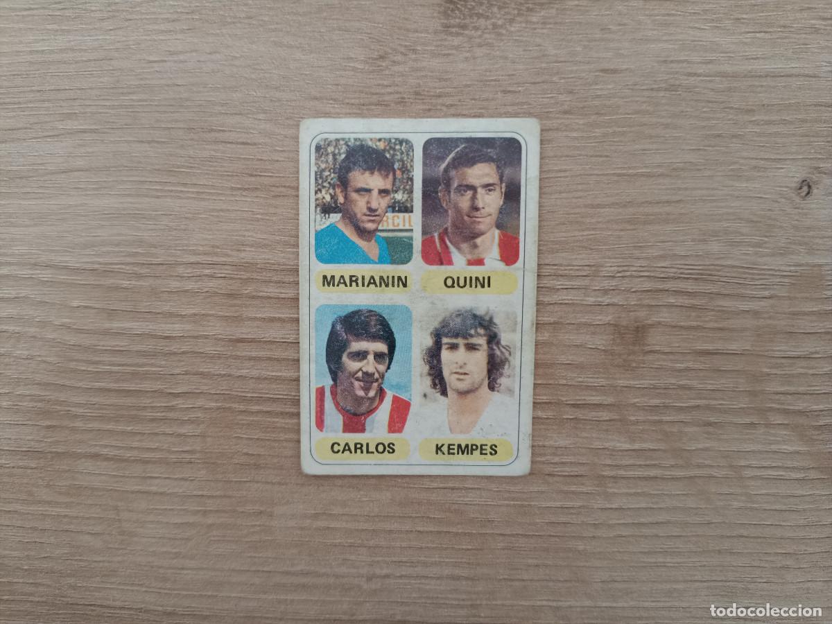 Cromos de F&uacute;tbol: CROMO PACOSA FUTBOL EN ACCION MARIANIN QUINI CARLOS KEMPES NUNCA PEGADO 1978 1979 78 79 D626