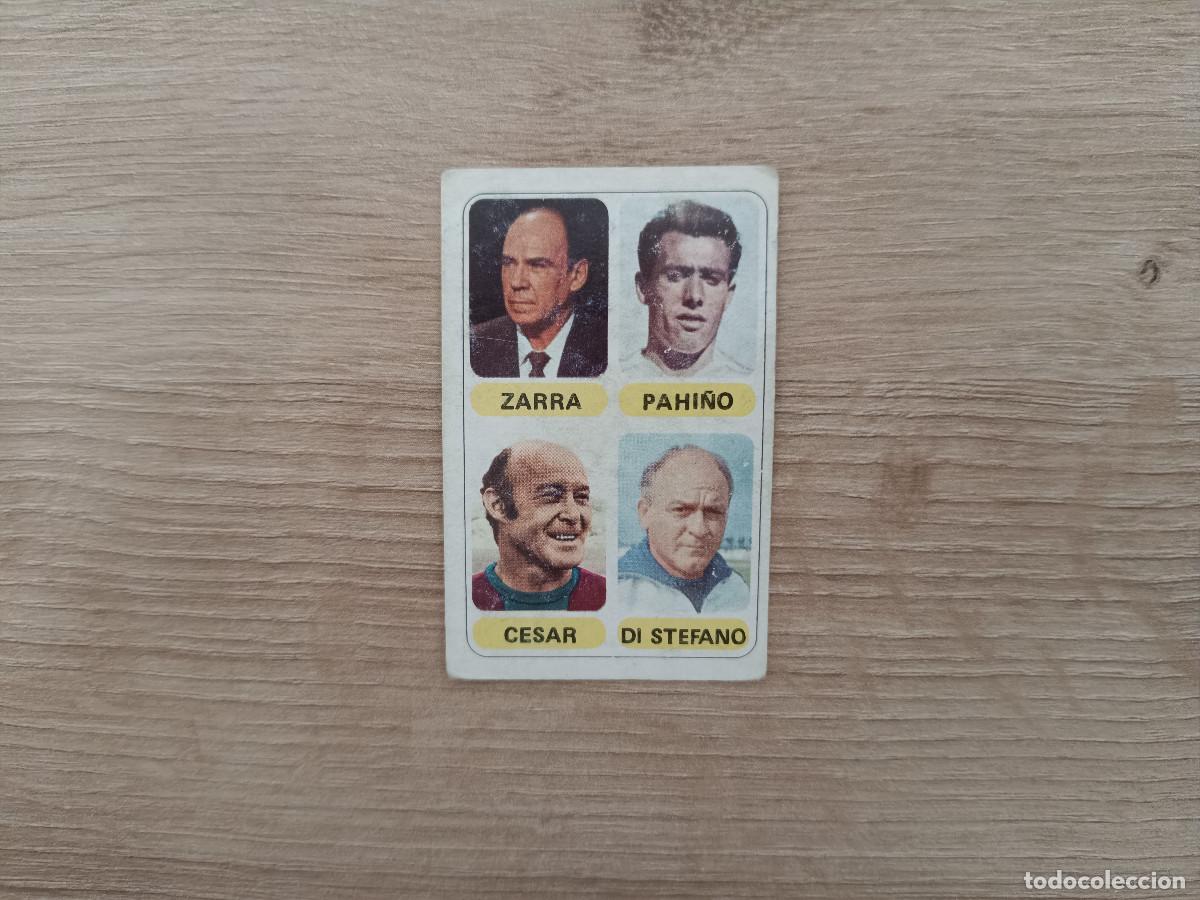 Cromos de F&uacute;tbol: CROMO PACOSA FUTBOL EN ACCION ZARRA PAHI&Ntilde;O CESAR DI STEFANO NUNCA PEGADO 1978 1979 78 79 D626