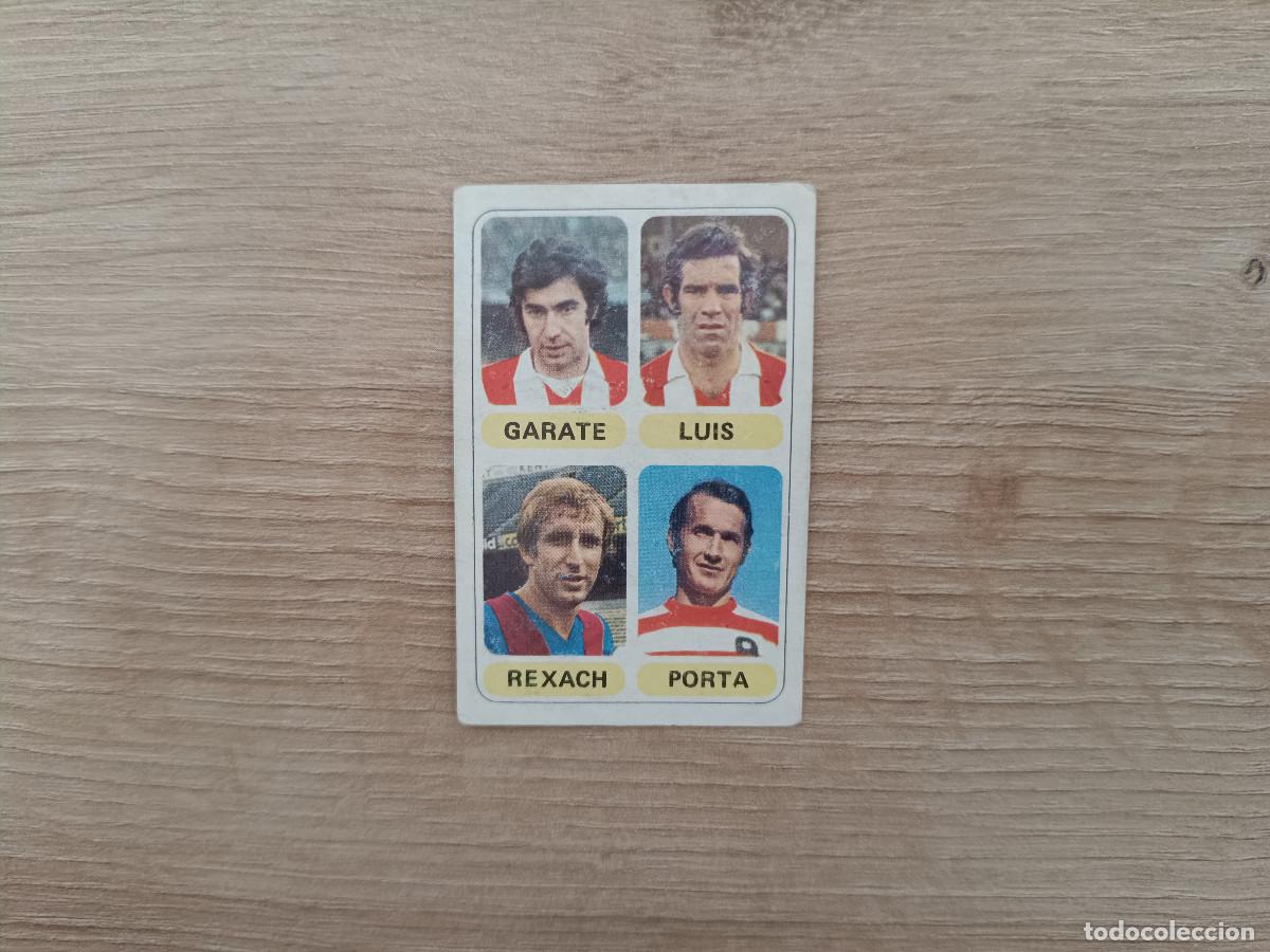 Cromos de F&uacute;tbol: CROMO PACOSA FUTBOL EN ACCION GARATE LUIS REXACH PORTA SIN PEGAR NUNCA PEGADO 1978 1979 78 79 D626