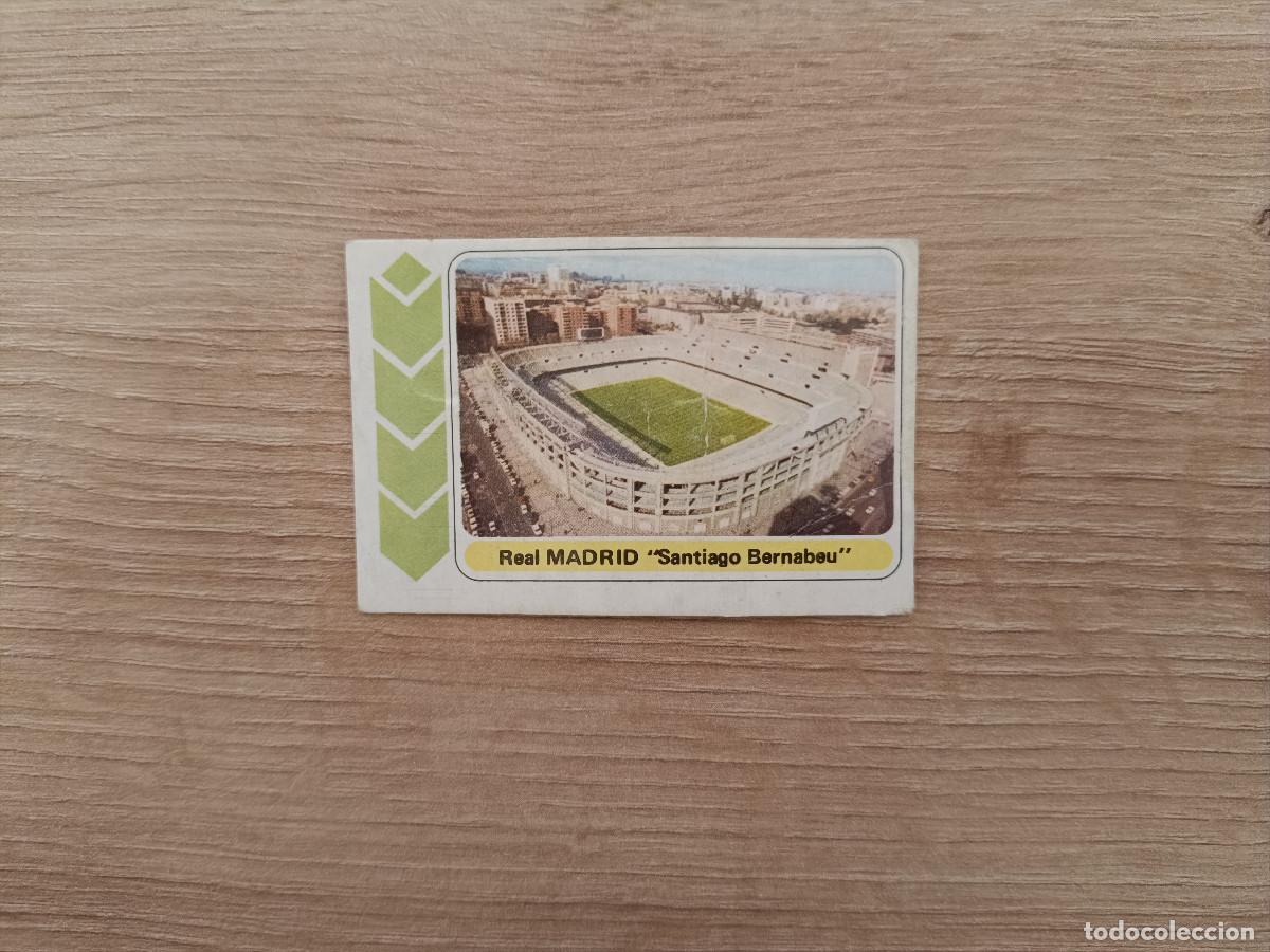 Cromos de F&uacute;tbol: CROMO PACOSA FUTBOL EN ACCION SANTIAGO BERNABEU REAL MADRID DESPEGADO 1978 1979 78 79 D626