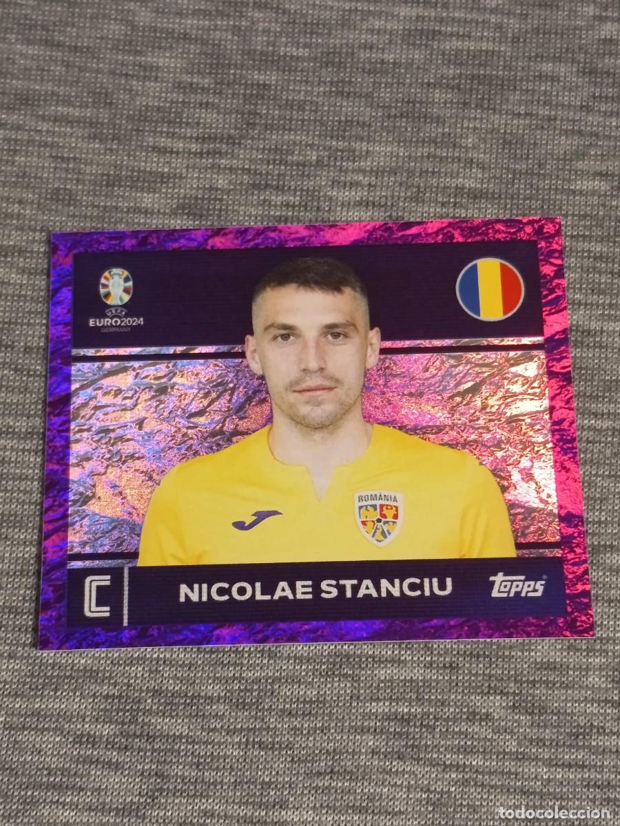 Cromos de F&uacute;tbol: Euro 2024 TOPPS STICKERS PARALELO ROM 2 NICOLAE STANCIU nuevo sin pegar