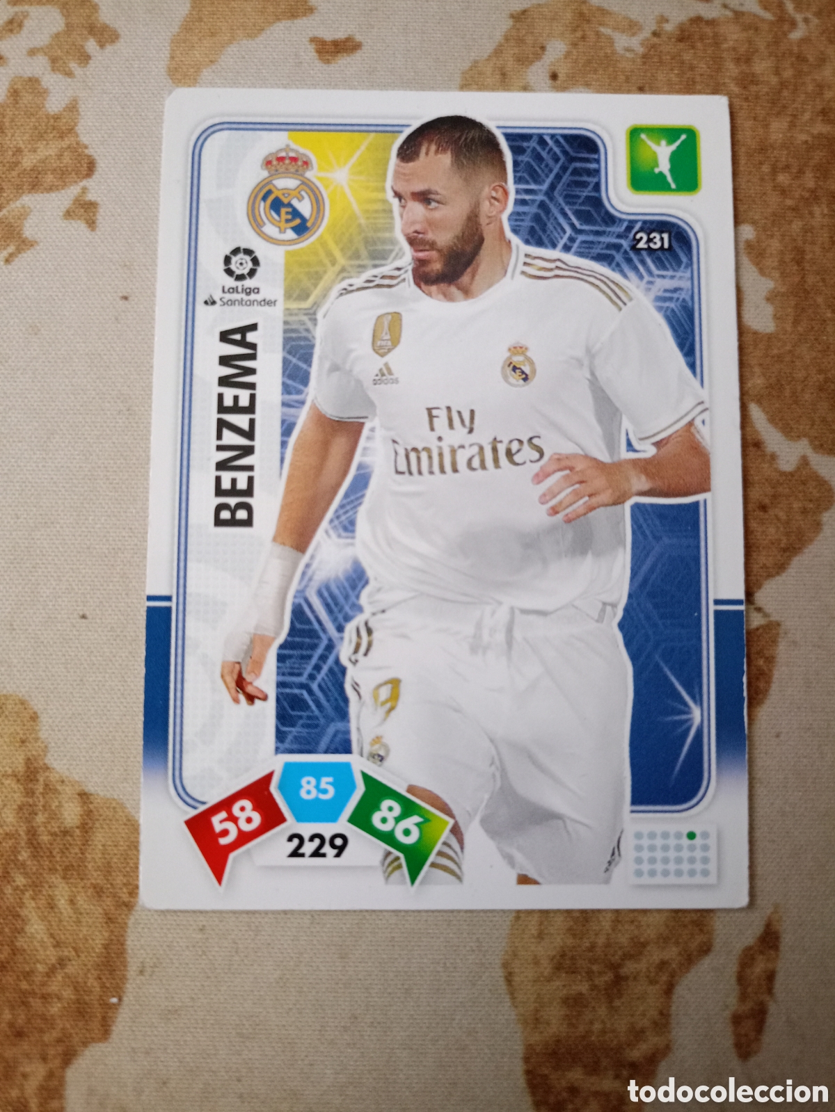 Cromos de F&uacute;tbol: # Real Madrid 231 BENZEMA Adrenalyn 2019-20