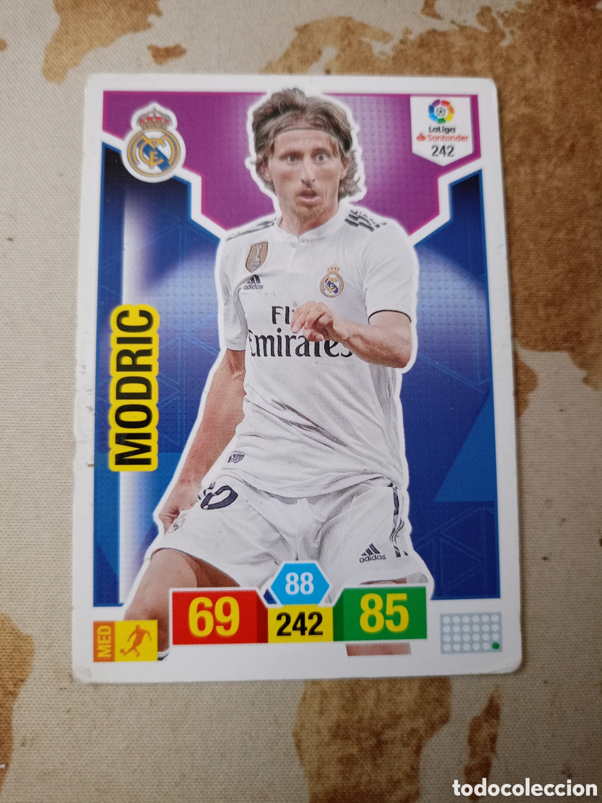 Cromos de f&uacute;tbol: # Real Madrid 242 MODRIC Adrenalyn 2018-19