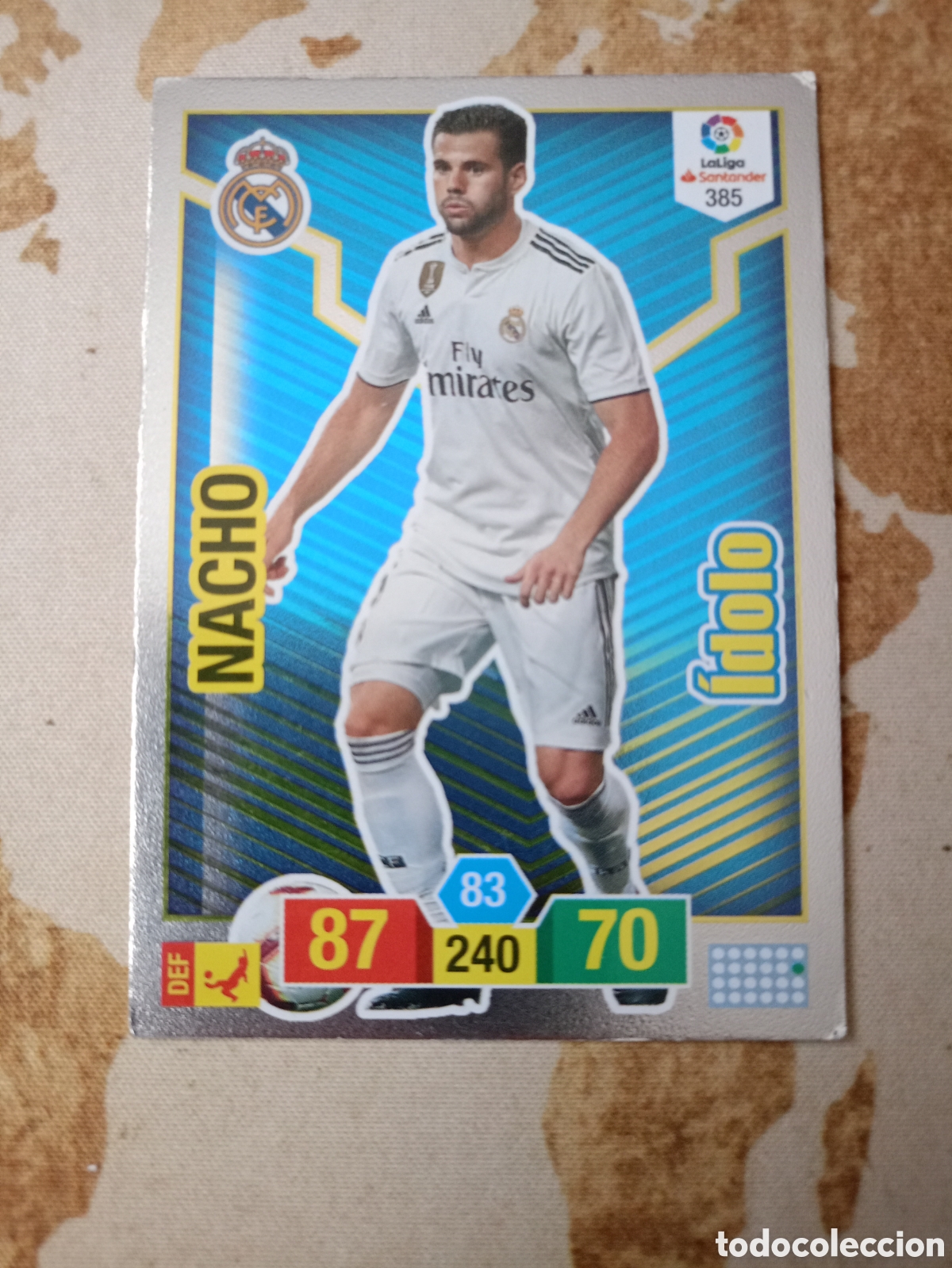 Cromos de f&uacute;tbol: # &Iacute;dolo 385 NACHO Adrenalyn 2018-19