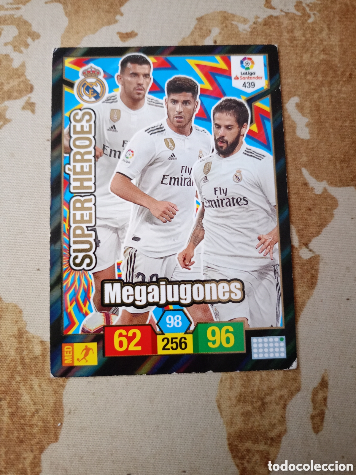Cromos de Futebol: # S&uacute;per H&eacute;roes 439 MEGAJUGONES Adrenalyn 2018-19