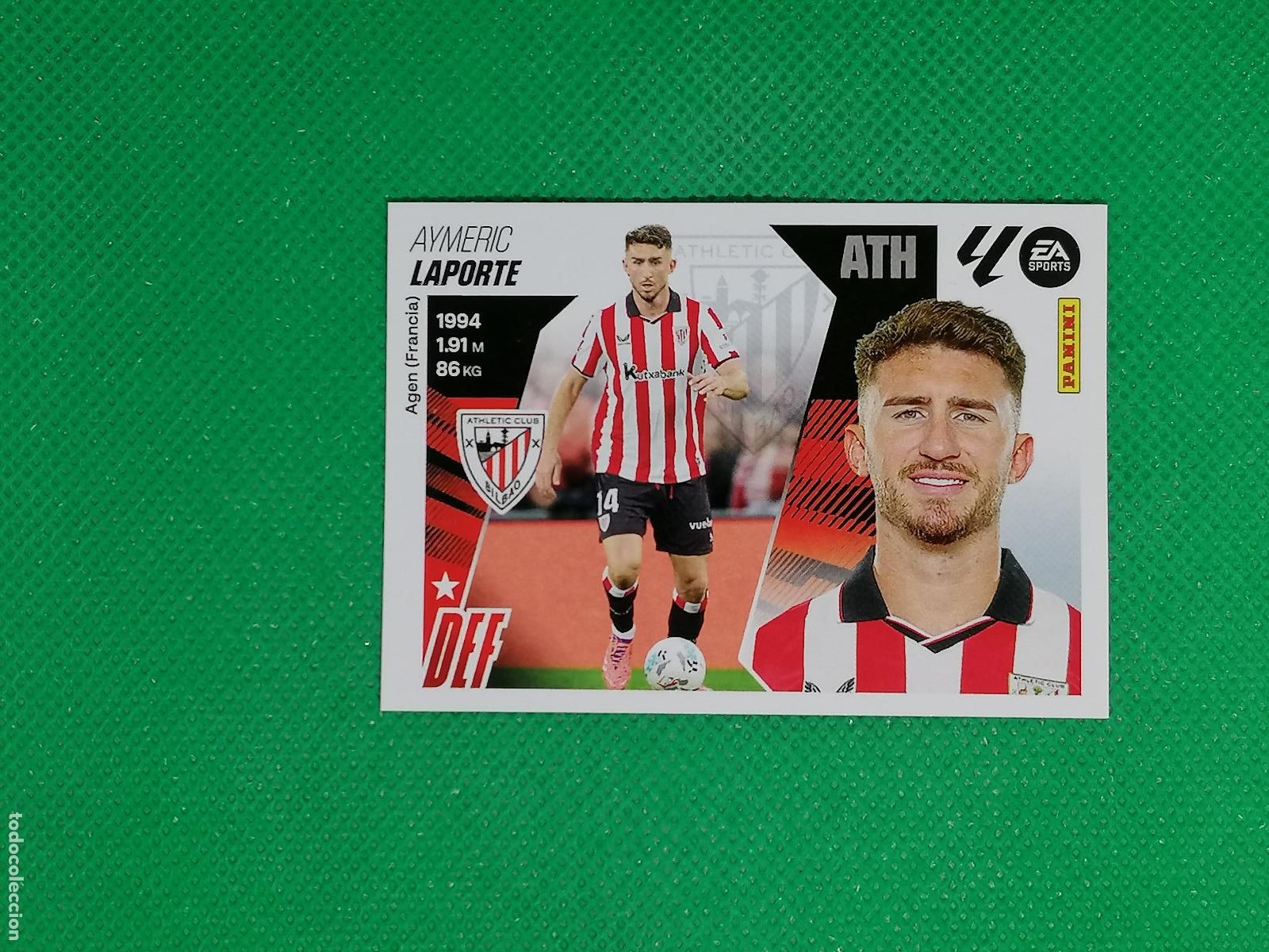 Cromos de F&uacute;tbol: 66 AYMERIC LAPORTE ATHLETIC BILBAO ULTIMOS FICHAJES ⚽ PANINI LIGA ESTE 25 26 2025 2026 ⚽