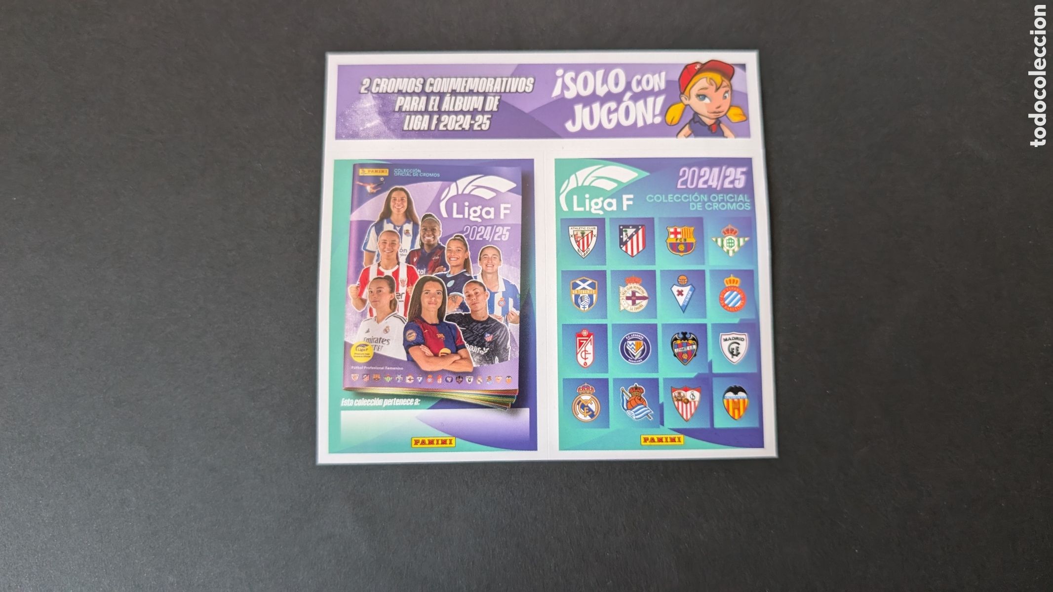 Cromos de F&uacute;tbol: CROMOS CONMEMORATIVOS LIGA F FEMENINO 2024/2025 24 25 NUNCA PEGADOS