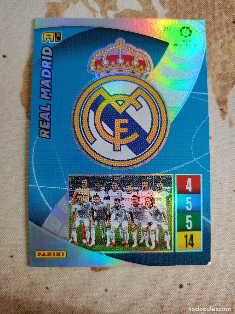 Cromos de F&uacute;tbol: # Real Madrid 217 ESCUDO Adrenalyn 2021-22