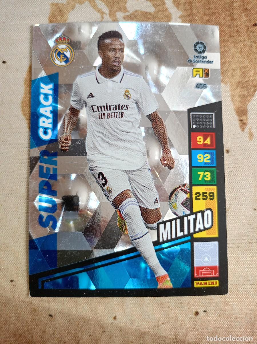 Cromos de F&uacute;tbol: # S&uacute;per Crack 455 MILITAO Adrenalyn 2022-23