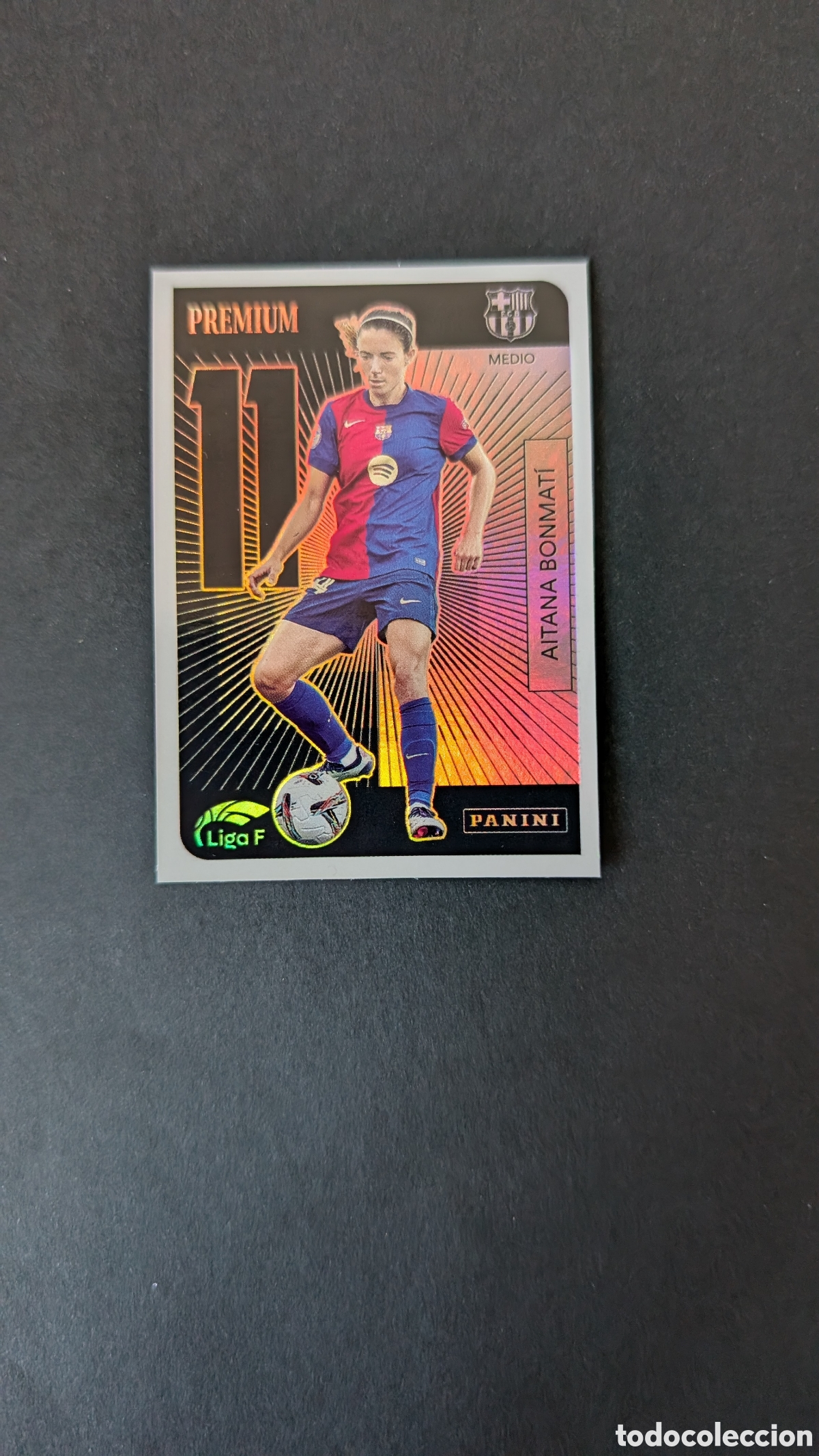 Cromos de Futebol: AITANA BONMATI BARCELONA PREMIUM LIGA F FEMENINA 2024/2025 24 25 NUNCA PEGADO SIN PEGAR