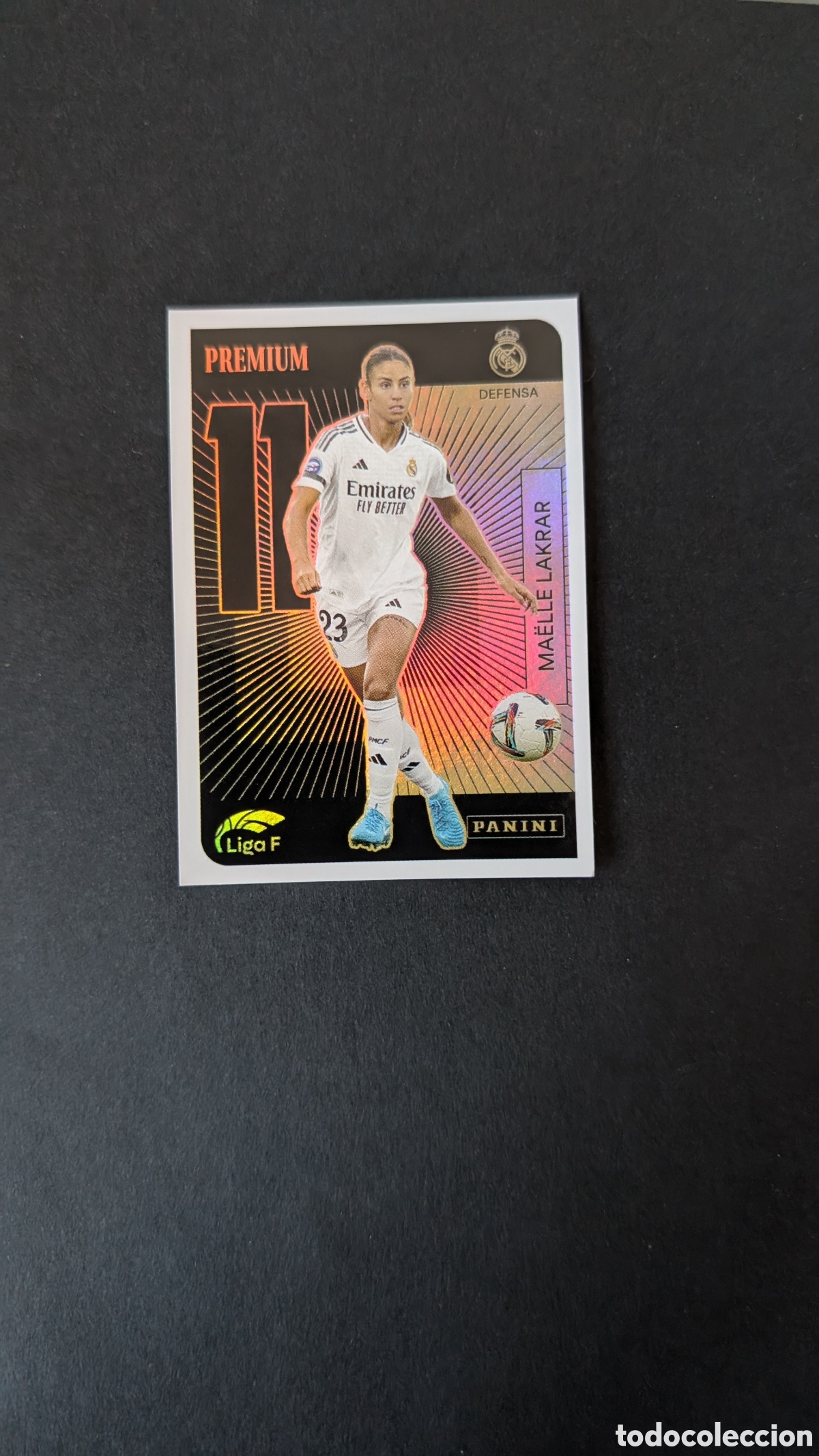 Cromos de F&uacute;tbol: LAKRAR REAL MADRID PREMIUM LIGA F FEMENINA 2024/2025 24 25 NUNCA PEGADO SIN PEGAR