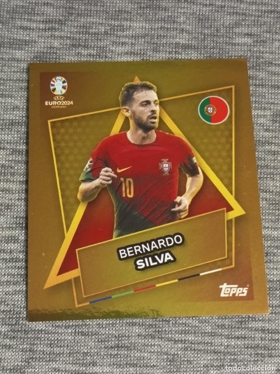 Cromos de F&uacute;tbol: EURO 2024 TOPPS STICKERS SP POR BERNARDO SILVA NO FIRMADA nuevo sin pegar