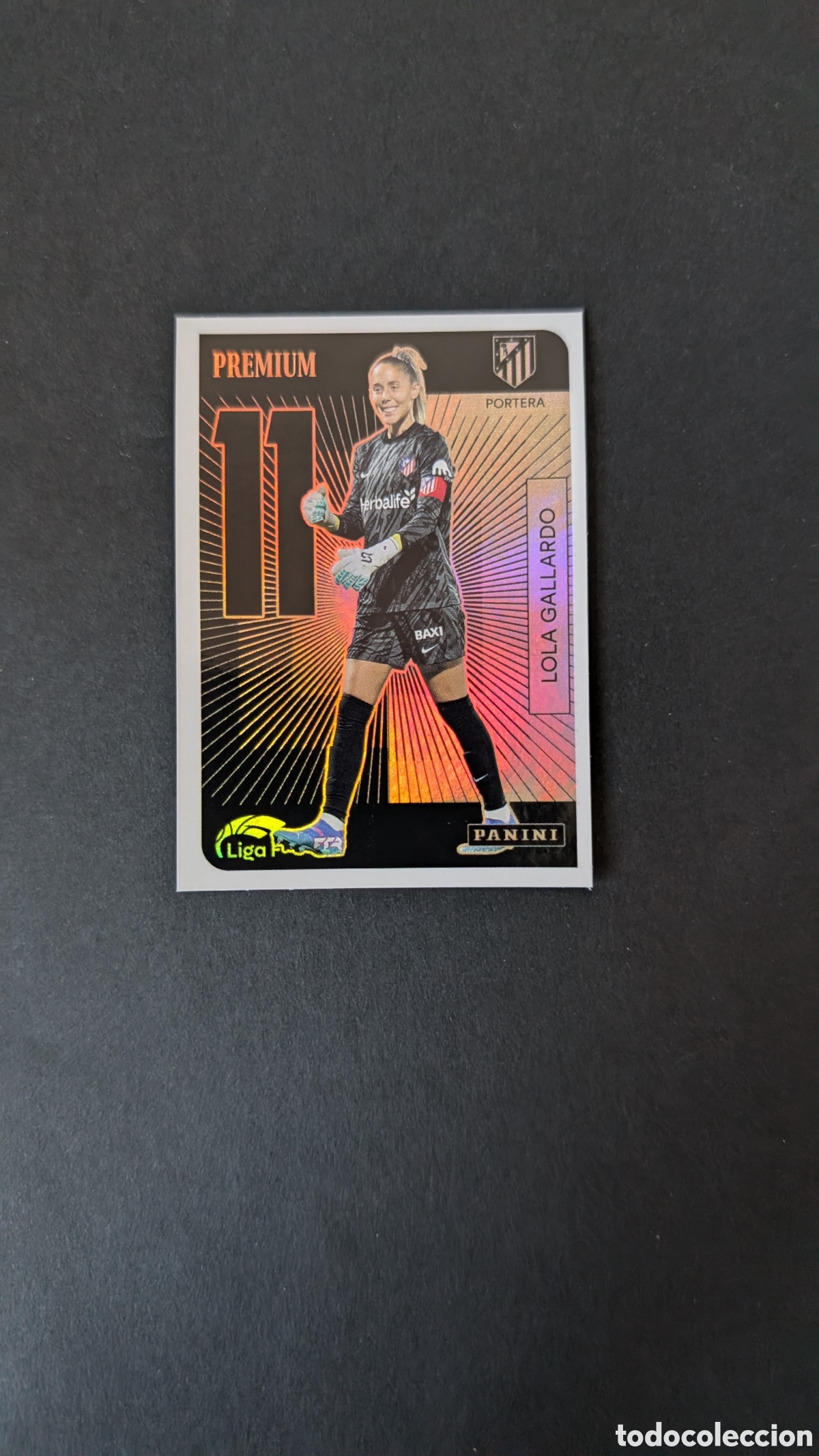 Cromos de F&uacute;tbol: LOLA GALLARDO ATLETICO MADRID PREMIUM LIGA F FEMENINA 2024/2025 24 25 NUNCA PEGADO SIN PEGAR