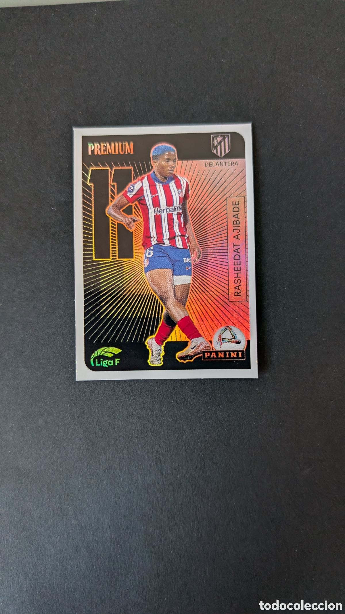 Cromos de F&uacute;tbol: AJIBADE ATLETICO MADRID PREMIUM LIGA F FEMENINA 2024/2025 24 25 NUNCA PEGADO SIN PEGAR