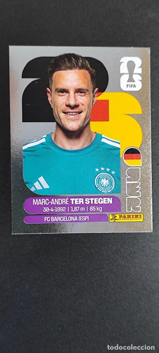 Cromos de F&uacute;tbol: FIFA WORLD CUP 2026 STICKER PLATA EDICION INTERNATIONAL TER STEGEN ALEMANIA # GER2 PANINI