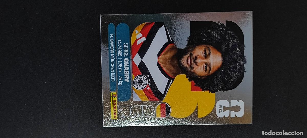 Cromos de F&uacute;tbol: FIFA WORLD CUP 2026 STICKER PLATA EDICION INTERNATIONAL GNABRY ALEMANIA # GER18 PANINI