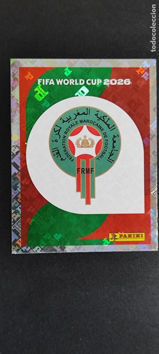 Cromos de F&uacute;tbol: FIFA WORLD CUP 2026 STICKER ESCUDO MARRUECOS # MAR1 PANINI