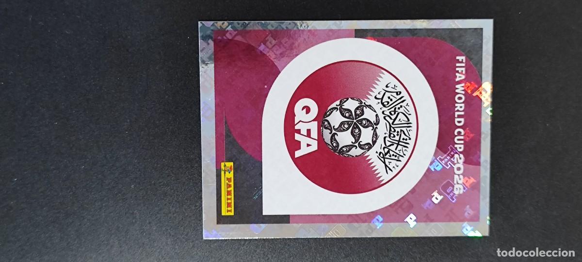 Cromos de F&uacute;tbol: FIFA WORLD CUP 2026 STICKER ESCUDO QATAR # QAT1 PANINI