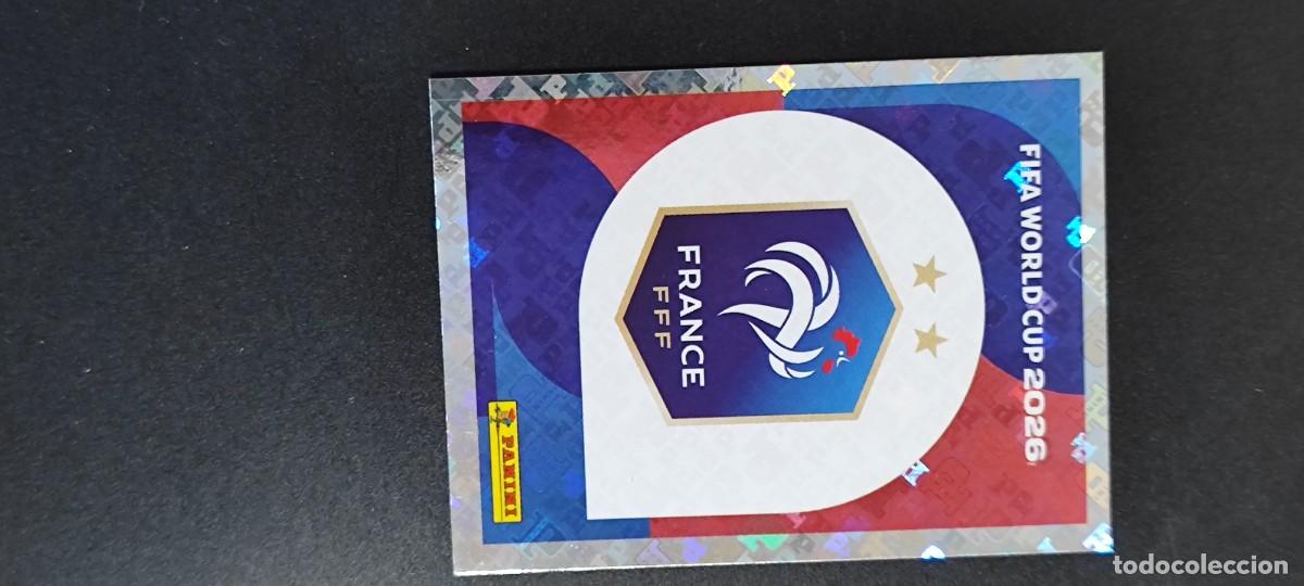 Cromos de F&uacute;tbol: FIFA WORLD CUP 2026 STICKER ESCUDO FRANCIA # FRA1 PANINI