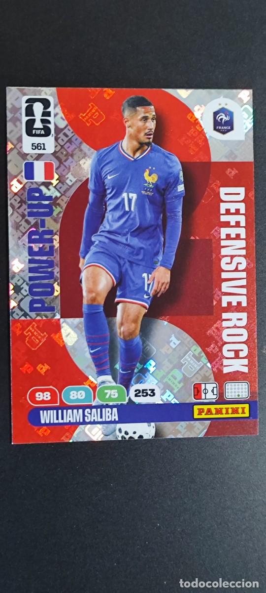 Cromos de F&uacute;tbol: ADRENALYN XL FIFA WORLD CUP 2026 POWER-UP SALIBA FRANCIA # 561 PANINI