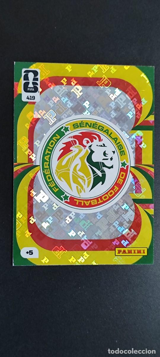 Cromos de F&uacute;tbol: ADRENALYN XL FIFA WORLD CUP 2026 CARD ESCUDO SENEGAL # 419 PANINI