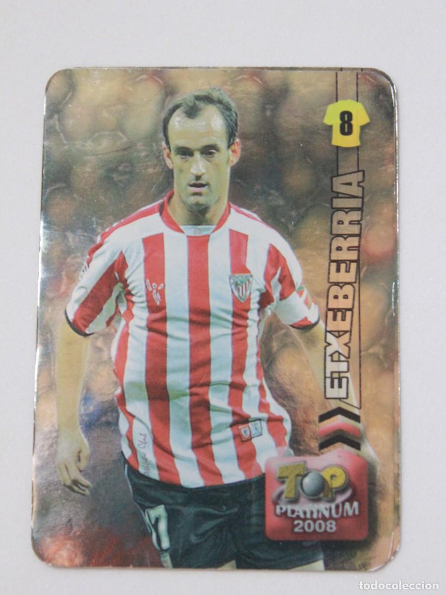 Cromos de F&uacute;tbol: Cromo Especial Joseba Etxeberria Top Platinum 2008 Athletic Club Bilbao