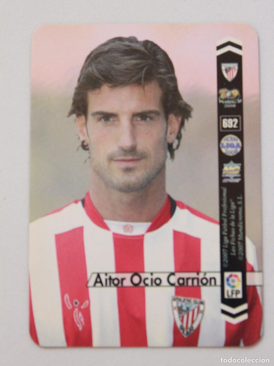 Cromos de F&uacute;tbol: Cromo Aitor Ocio Athletic Club Bilbao Retrato Liga 2007-2008