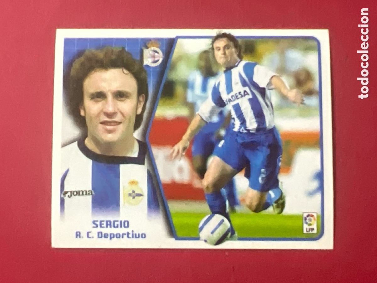 Cromos de F&uacute;tbol: C6943. CROMO FUTBOL 05 06 SIN PEGAR LIGA ESTE 2005 2006 RC DEPORTIVO DE LA CORU&Ntilde;A SERGIO