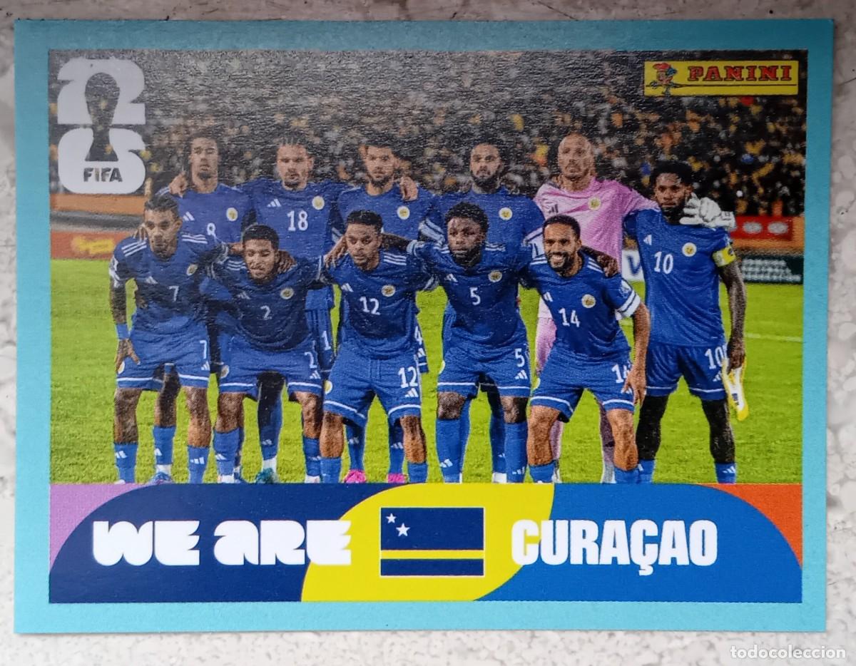 Cromos de F&uacute;tbol: Figurina Panini 2026 Cromo World Cup Usa Mundial 2026 squadra alineaci&oacute;n team Curacao n CUW 13