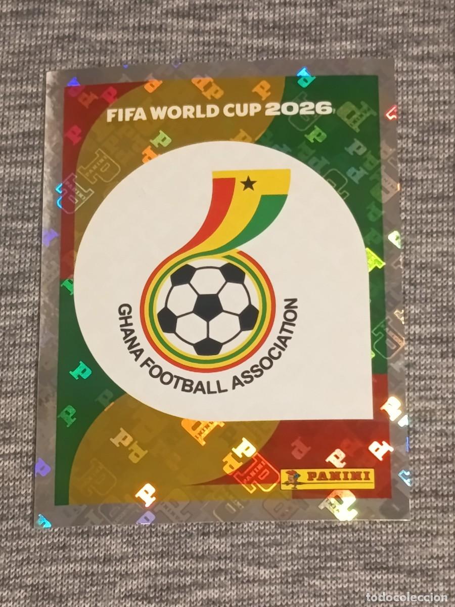 Cromos de F&uacute;tbol: ESCUDO GHANA GHA 1 STICKER MUNDIAL 2026 PANINI FIFA WORLD CUP NUEVO
