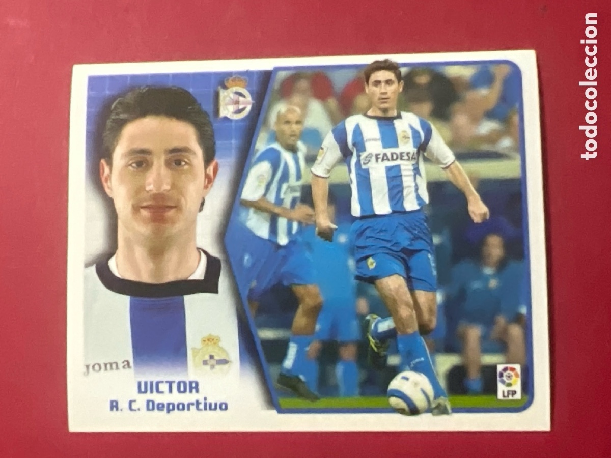 Cromos de F&uacute;tbol: C6947. Liga Este 2005-2006 2005-06 05-06 Deportivo de la Coru&ntilde;a V&iacute;ctor nunca pegado