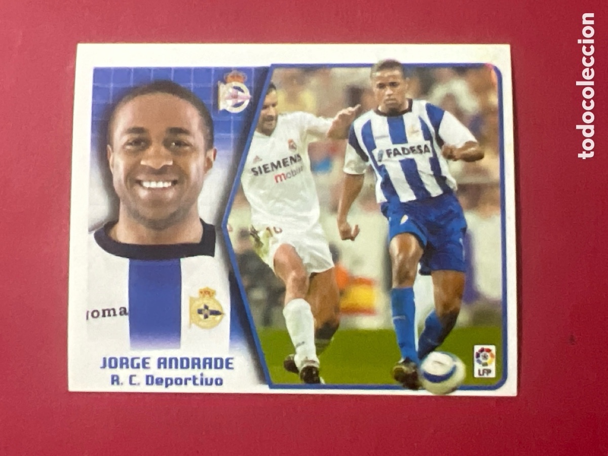 Cromos de F&uacute;tbol: C6950. CROMO FUTBOL 05 06 SIN PEGAR LIGA ESTE 2005 2006 RC DEPORTIVO DE LA CORU&Ntilde;A JORGE ANDRADE