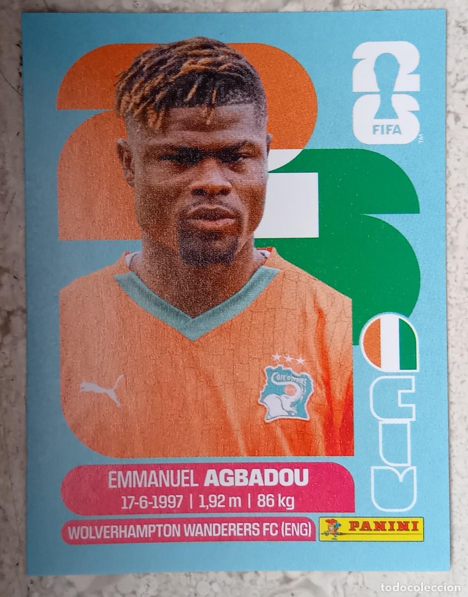 Cromos de F&uacute;tbol: Figurina Panini 2026 Cromo World Cup Usa Mundial 2026 Emmanuel Agbadou Ivory Coast n CIV 8
