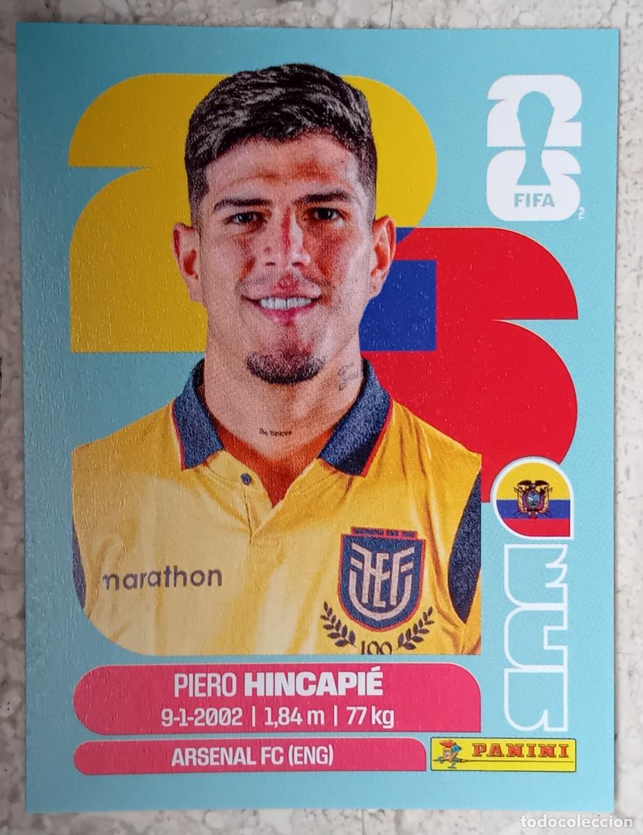 Cromos de F&uacute;tbol: Figurina Panini 2026 Cromo World Cup Usa Mundial 2026 Piero Hincapi&eacute; Ecuador n ECU 4