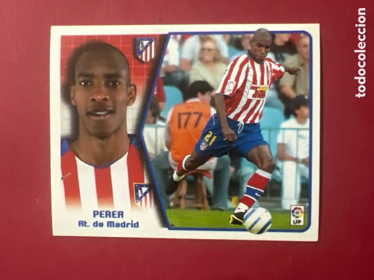 Cromos de F&uacute;tbol: C6958. CROMO FUTBOL 05 06 SIN PEGAR LIGA ESTE 2005 2006 ATLETICO DE MADRID PEREA