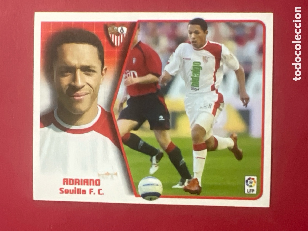 Cromos de F&uacute;tbol: C6959. ADRIANO SEVILLA LIGA ESTE 2005 2006 CROMOS ESTE 05 06 NUEVO SIN PEGAR FUTBOL