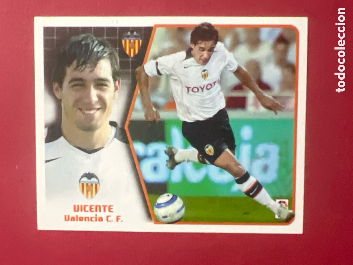 Figurine di Calcio: C6963. CROMO LIGA ESTE 2005 2006 05 06 VALENCIA *VICENTE* NUNCA PEGADO
