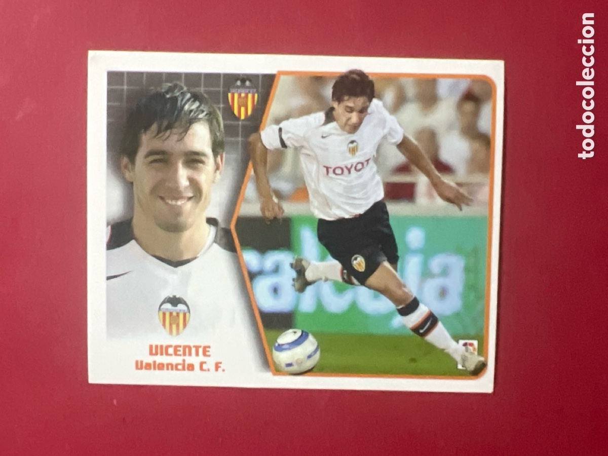 Figurine di Calcio: C6964. CROMO LIGA ESTE 2005 2006 05 06 VALENCIA *VICENTE* NUNCA PEGADO